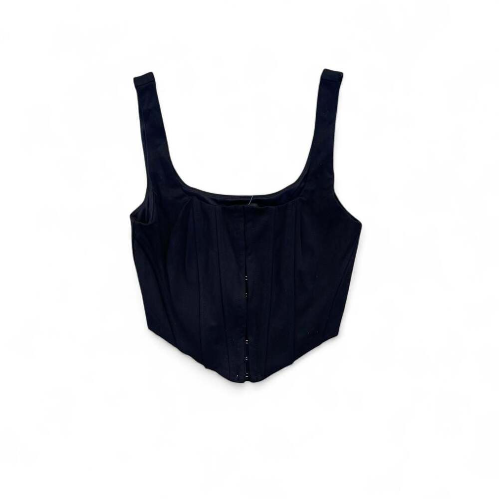 Forever 21 Black Corset Bustier Top Size Small NWT